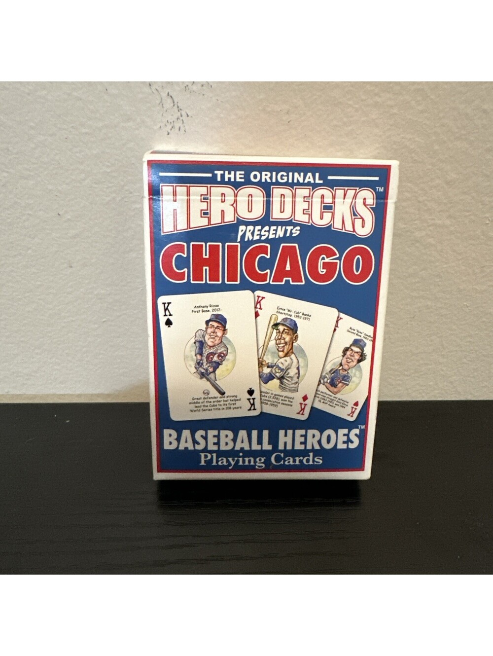 Chicago Cubs Caricatures Hero Decks Playing Cards Complete Set
